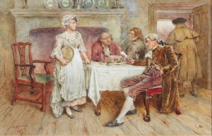 Checking the bill